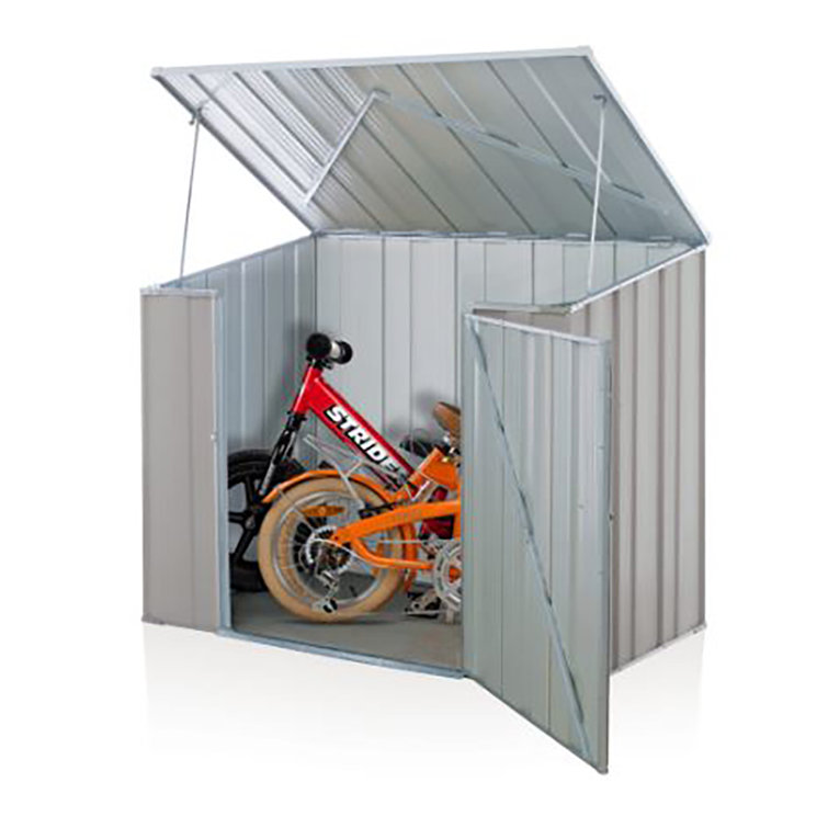 True Buildings 6 ft. W x 4 ft. D Metal Bike Shed